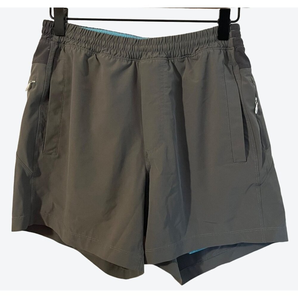 Birddogs Men's Small Dorito Corleone Gray Drawstring Lined Gym Shorts 26" x 6"